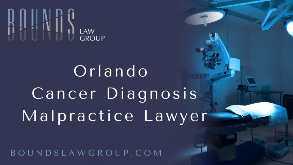 When facing a cancer diagnosis, patients rely on medical professionals to provide timely and accurate assessments. However, when misdiagnosis or delayed diagnosis occurs, the consequences can be life-altering. At Bounds Law Group, we specialize in representing victims of cancer diagnosis malpractice, ensuring they receive the justice and compensation they deserve. If you or a loved one has suffered due to a medical professional's negligence, contact us today for a free case evaluation form or call us at 877-644-5122.