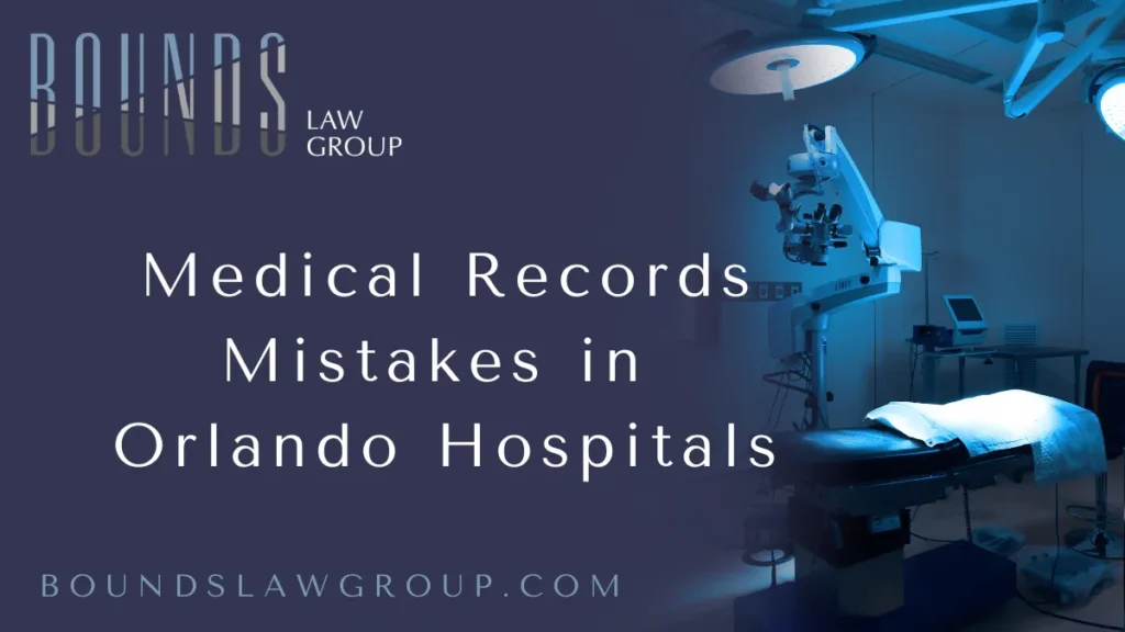When you trust a hospital or healthcare provider with your medical care, you expect your records to be accurate, complete, and up-to-date. However, medical records mistakes in Orlando hospitals are alarmingly common — and they can have devastating consequences. At Bounds Law Group, our experienced Orlando medical records malpractice attorneys fight for patients whose health and lives have been harmed by negligent documentation errors.