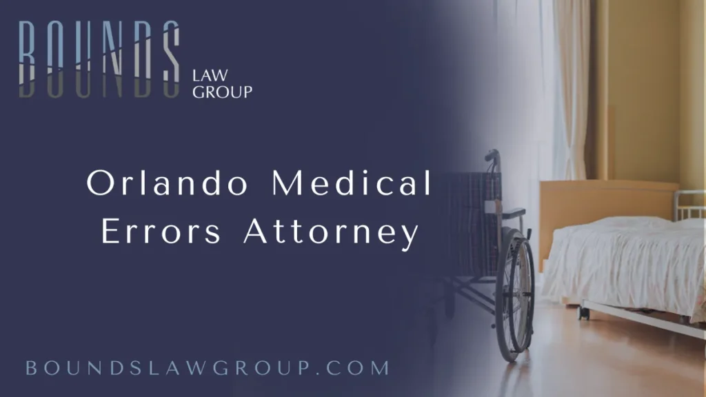 When a healthcare professional makes a preventable mistake, the results can be life-altering or even fatal. At Bounds Law Group, our experienced Orlando medical errors attorneys are committed to standing up for patients and their families who have suffered due to medical negligence. With decades of experience, a deep understanding of Florida medical malpractice laws, and a track record of success, we provide relentless legal representation to hold negligent providers accountable and secure the compensation our clients deserve.