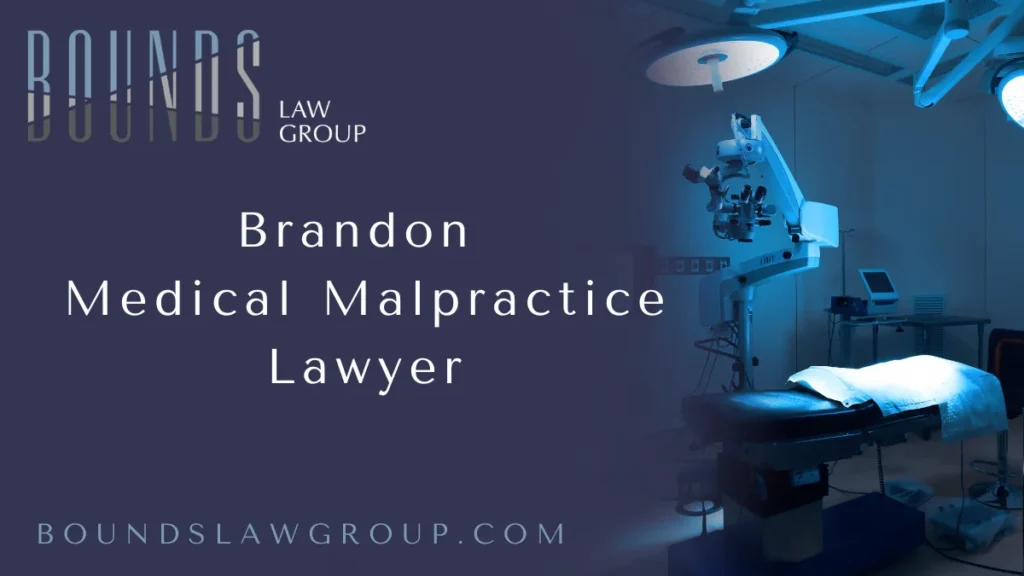 When you or a loved one suffers from the consequences of medical negligence, you deserve justice. At Bounds Law Group, a Brandon medical malpractice lawyer is dedicated to helping victims of medical malpractice navigate the complex legal system. With decades of experience, we are passionate about holding negligent healthcare providers accountable and ensuring that our clients receive the compensation they deserve.