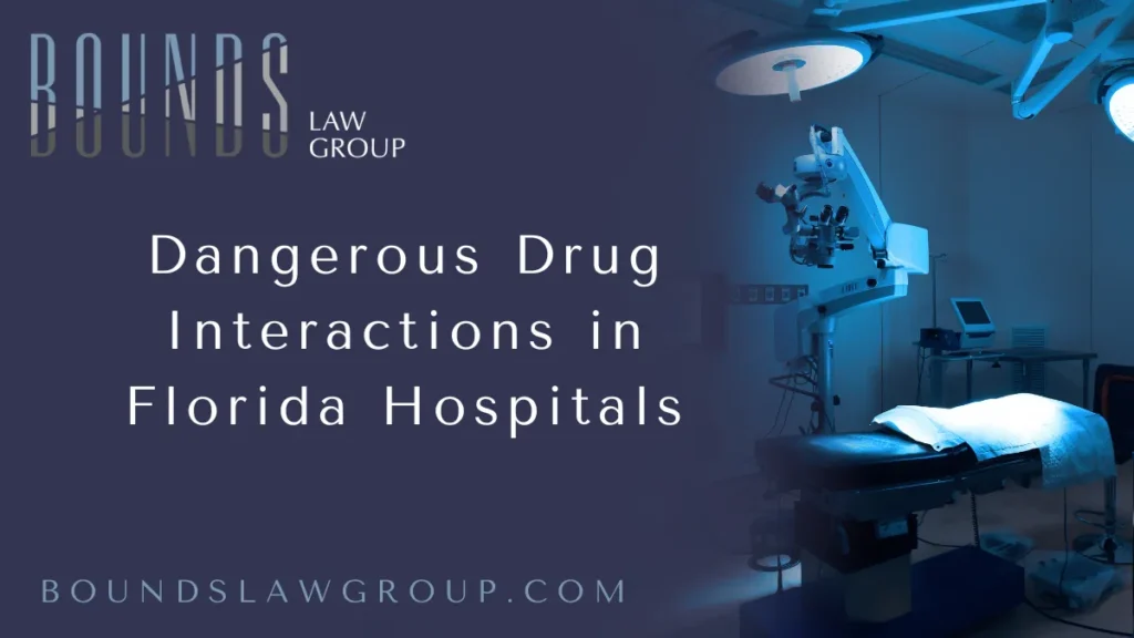 Each year, thousands of patients in Florida hospitals suffer harm due to dangerous drug interactions—many of which could have been prevented through proper medical oversight. A Florida drug interaction malpractice lawsuit arises when a healthcare provider fails to recognize or prevent a harmful interaction between medications, leading to severe injury or even death. At Bounds Law Group, we represent victims and families devastated by these medical errors and fight relentlessly to secure the justice they deserve.