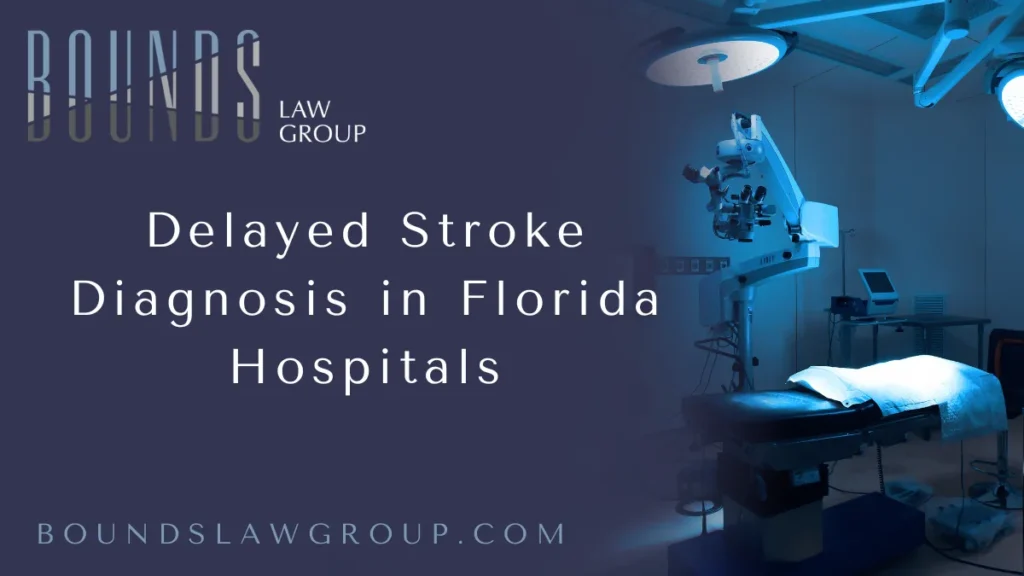 When a stroke is not diagnosed promptly, the consequences can be catastrophic and life-altering. Every second counts in stroke care, and delays in diagnosis or treatment can result in permanent disability, severe impairment, or death. At Bounds Law Group, we represent victims and families across Florida harmed by medical negligence. If you or a loved one suffered due to a delayed stroke diagnosis, you may be entitled to compensation through a Florida delayed stroke diagnosis lawsuit.