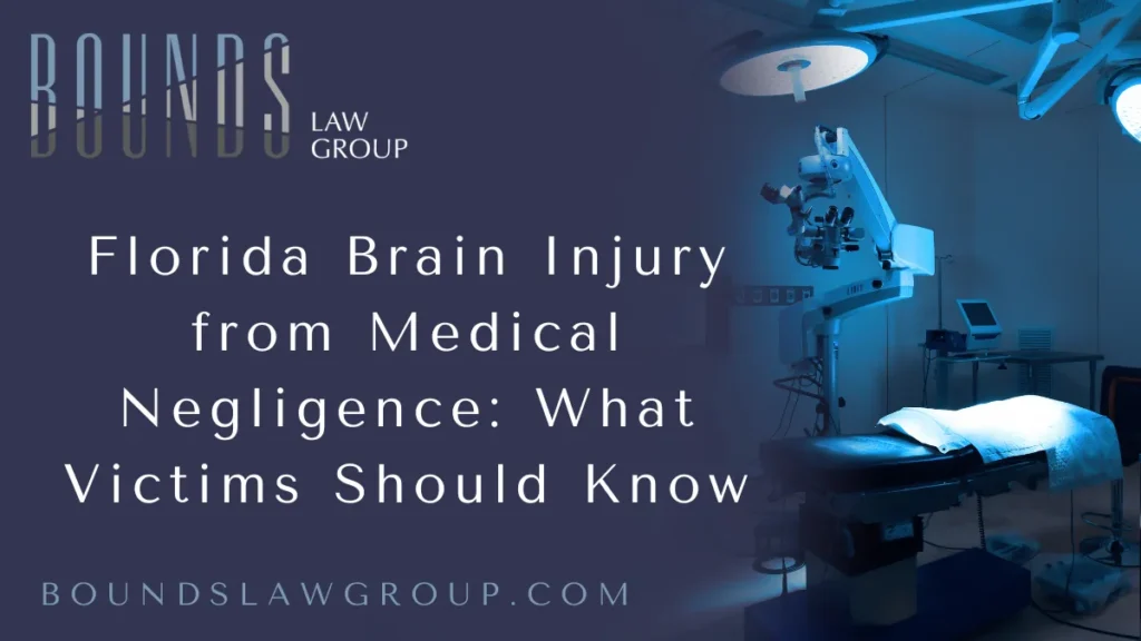 At Bounds Law Group, we represent individuals who have suffered catastrophic, life-altering injuries due to medical negligence—none more devastating than brain injuries. A Florida brain damage malpractice attorney plays a crucial role in helping victims pursue justice and financial compensation when healthcare providers fail in their duty of care. Brain injuries can result from surgical errors, anesthesia complications, failure to diagnose, or mismanagement during childbirth. These events often lead to long-term disabilities, financial burdens, and emotional trauma.