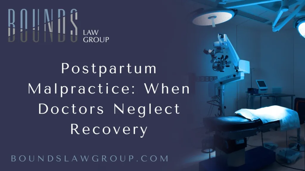 The postpartum period—often referred to as the “fourth trimester”—is a vulnerable and critical phase for mothers. While childbirth itself presents numerous risks, the period following delivery is when many women face serious health complications. When doctors, nurses, or healthcare institutions in Orlando fail to provide adequate postpartum care, the consequences can be life-altering—or even fatal. At Bounds Law Group, our Orlando postpartum malpractice lawyer team is committed to holding negligent parties accountable and protecting the rights of mothers harmed during recovery.