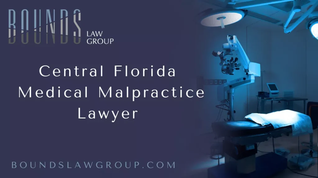 At Bounds Law Group, we recognize the devastating impact a medical error can have on your life. When healthcare providers fail to meet the required standard of care, the consequences can be severe and life-altering. Retaining an experienced Central Florida medical malpractice lawyer is critical to protect your legal rights and obtain the compensation you deserve. Medical malpractice claims involve complex medical facts and intricate legal standards that demand specialized expertise. With decades of focused experience in Central Florida medical malpractice law, our team meticulously investigates every detail of your case, consults top medical experts, and crafts a strong legal strategy tailored to your situation.