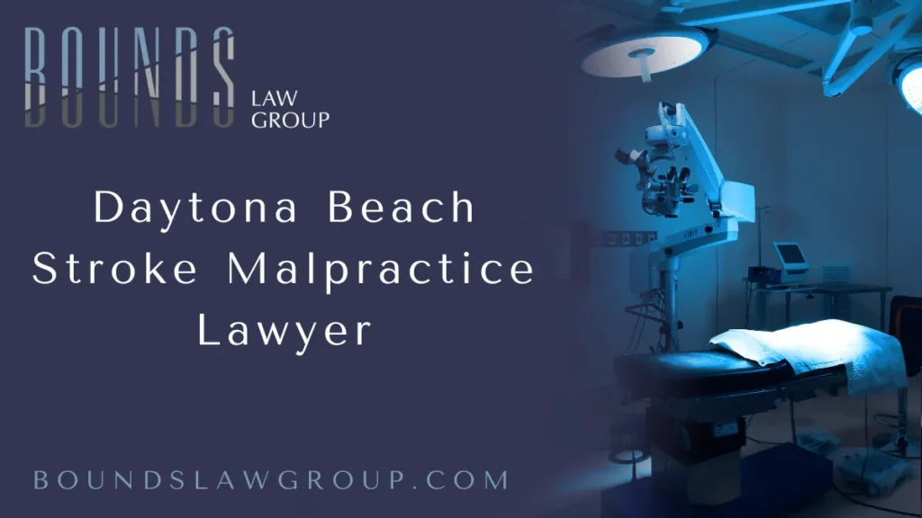 When it comes to stroke malpractice cases in Daytona Beach, victims deserve a dedicated and experienced legal team who understands the complexities of medical negligence. At Bounds Law Group, we are committed to securing justice and fair compensation for individuals affected by stroke-related medical malpractice. Our expert Daytona Beach stroke malpractice lawyer team has a proven track record of successfully handling these sensitive and complex cases, helping clients navigate the legal system with confidence and clarity.