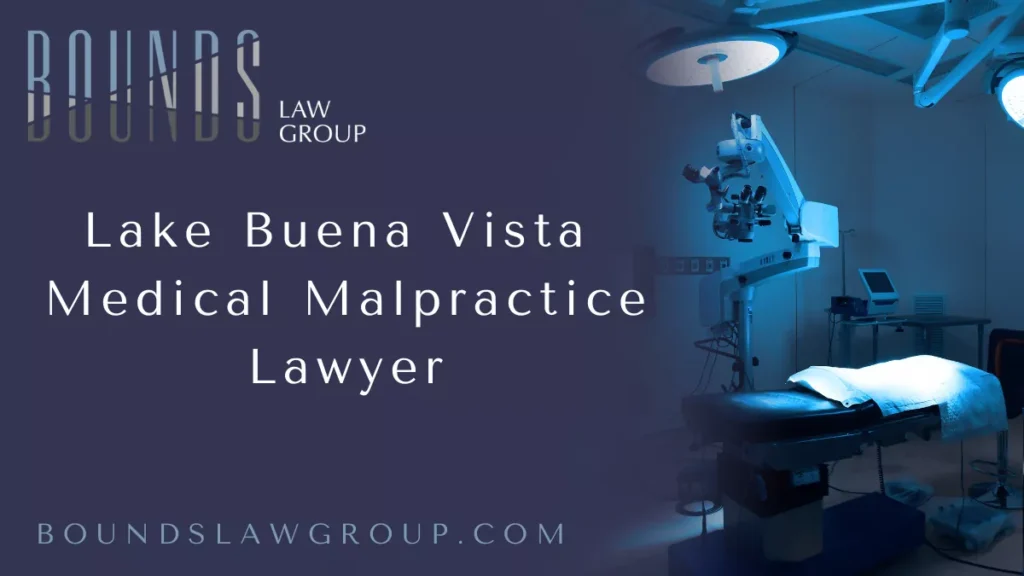 When you or a loved one suffers harm due to medical negligence or malpractice, securing the right legal representation is critical. At Bounds Law Group, we understand the profound impact a medical error can have on your life. As a trusted Lake Buena Vista medical malpractice lawyer, we are committed to fighting for the compensation and justice you deserve.