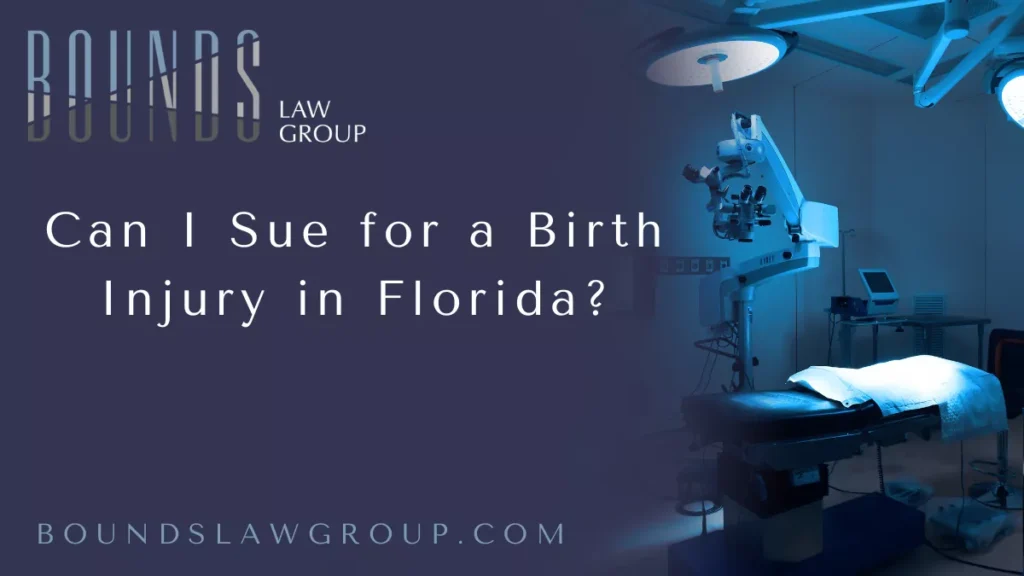 When your child suffers a birth injury, your world changes in an instant. You face overwhelming medical challenges and uncertain futures. A Florida birth injury lawyer from Bounds Law Group provides the crucial legal experience, compassionate support, and strong advocacy your family needs to pursue justice and fair compensation. Our team has successfully represented Florida families harmed by negligent doctors, nurses, and hospitals. We understand the medical complexities and emotional toll birth injuries bring. With Bounds Law Group by your side, you gain an experienced partner committed to protecting your child’s future.