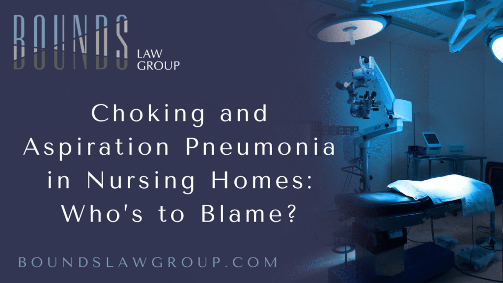 When a loved one resides in a nursing facility, families place immense trust in the staff to ensure their health and safety. Unfortunately, many families find themselves facing tragic circumstances that could have been prevented. A nursing home choking lawsuit is often the only path to justice when negligence leads to choking incidents or aspiration pneumonia. At Bounds Law Group, we are committed to holding negligent facilities accountable and securing the compensation families deserve.