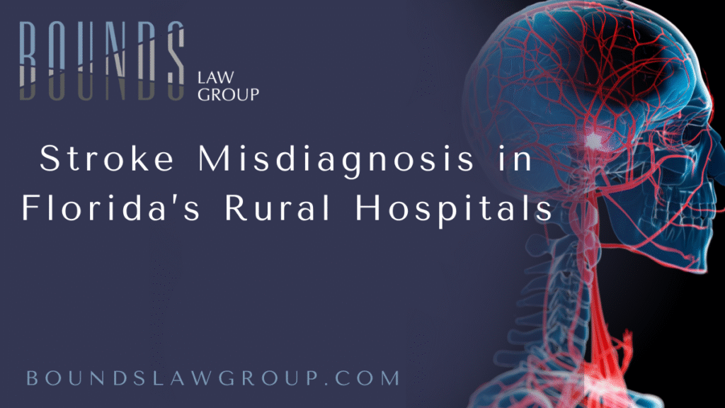 When it comes to emergency medicine, every second counts. Nowhere is this truer than with strokes, where rapid diagnosis and treatment can mean the difference between recovery and permanent disability—or even life and death. Unfortunately, rural hospital stroke misdiagnosis Florida cases have become an alarming issue, leaving patients and families devastated. At Bounds Law Group, we are committed to helping victims of medical negligence seek justice and compensation when hospitals fail to recognize and properly treat stroke symptoms.