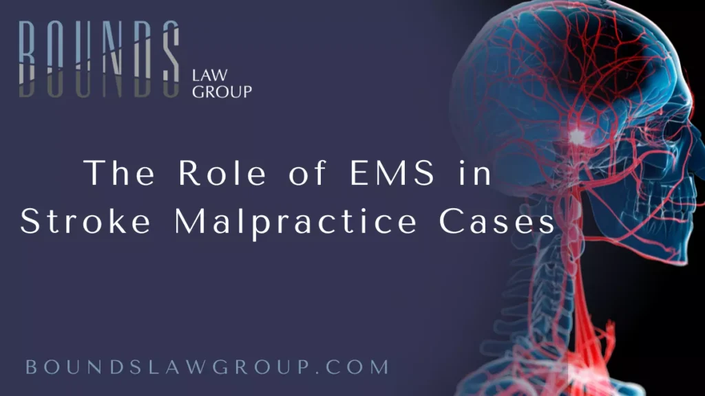 When every second counts, emergency medical services (EMS) play a vital role in the diagnosis, treatment, and outcome of stroke patients. In Orlando and across Florida, stroke cases demand rapid assessment and timely medical intervention to prevent long-term disability or death. Unfortunately, when EMS providers fail to recognize the warning signs of a stroke, delay transport, or improperly communicate with hospitals, patients may suffer life-altering consequences. These failures can form the basis of EMS stroke malpractice Orlando cases. At Bounds Law Group, we recognize how devastating a mismanaged stroke can be for victims and their families. This piece explores the crucial role EMS plays in stroke cases, how mistakes occur, preventive measures, and what legal options are available if you or your loved one has been affected by EMS stroke malpractice Orlando.