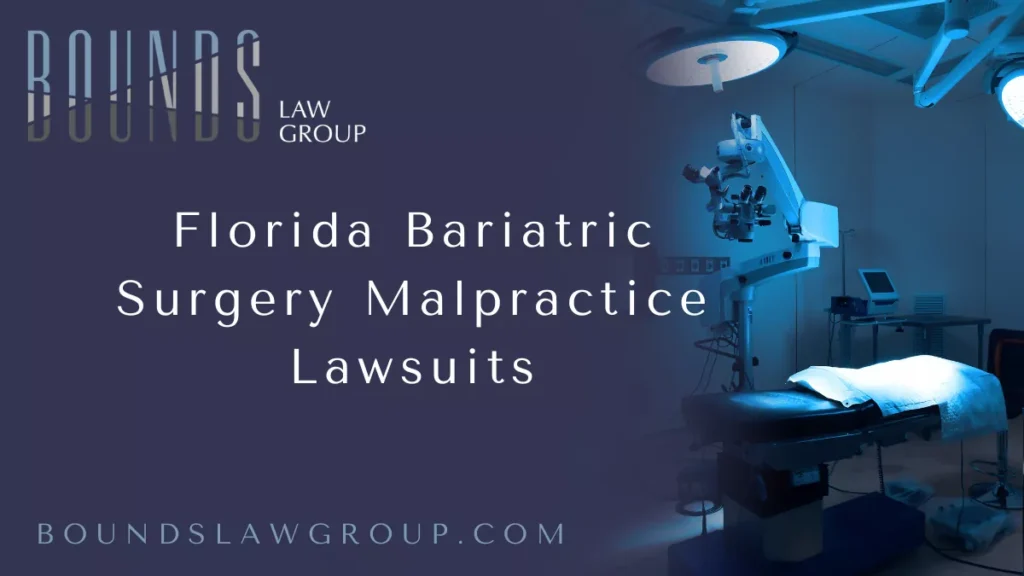 When weight-loss surgery leads to complications caused by negligence, patients deserve skilled legal representation. A Florida bariatric surgery malpractice attorney from Bounds Law Group can help victims pursue justice and compensation. Bariatric surgery is a complex procedure, and when medical professionals fail to meet the standard of care, the consequences can be life-altering.