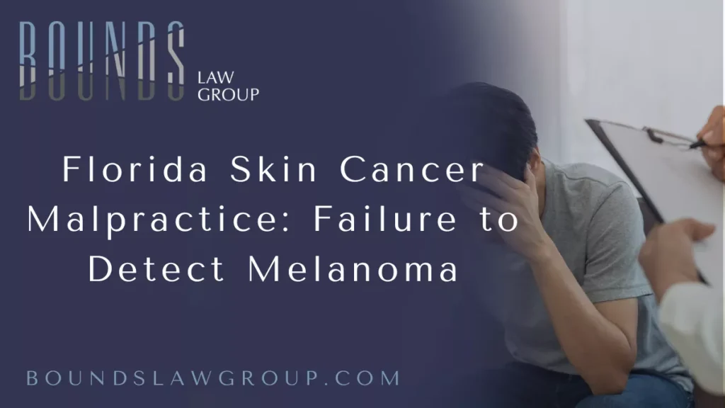 Skin cancer is one of the most common and potentially deadly forms of cancer in the United States. Among its various types, melanoma is the most aggressive. Early detection is crucial for successful treatment and survival. When medical professionals fail to diagnose melanoma promptly, patients can suffer severe complications or even lose their lives. A trusted Florida melanoma misdiagnosis lawyer at Bounds Law Group can help victims and their families pursue justice when medical negligence causes preventable harm.