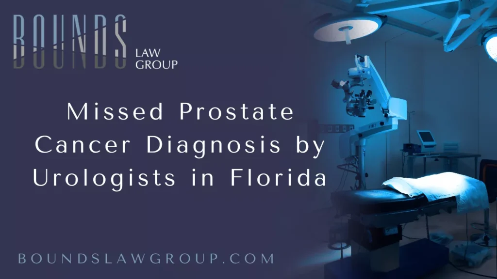 Prostate cancer is one of the most common cancers affecting men, and early detection is critical to improving survival rates. Unfortunately, some patients in Florida suffer because their urologists fail to diagnose prostate cancer in a timely manner. When doctors miss warning signs, fail to order appropriate tests, or misinterpret results, the consequences can be life-threatening. In these cases, victims and their families may have legal options to pursue justice. A skilled Florida prostate cancer misdiagnosis attorney at Bounds Law Group can help you hold negligent providers accountable.