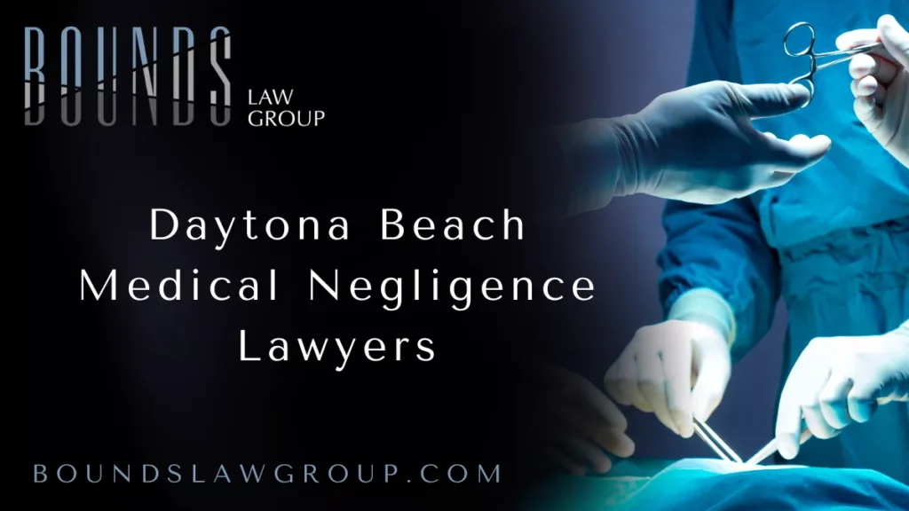 When medical professionals make mistakes, the consequences can be devastating. At Bounds Law Group, our experienced Daytona Beach medical negligence lawyers fight for patients and families who have suffered due to preventable medical errors. We are dedicated to holding negligent healthcare providers accountable while helping victims recover the compensation they rightfully deserve.