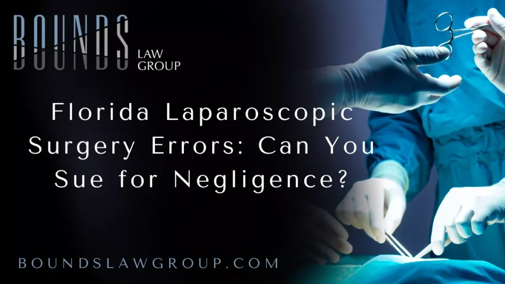 Laparoscopic surgery, also known as minimally invasive surgery, has revolutionized modern medicine by reducing recovery times, scarring, and hospital stays. However, while these procedures are safer in many ways than traditional open surgery, they are not risk-free. When medical professionals make errors or act negligently during these delicate operations, the consequences can be devastating. If you or a loved one has suffered harm after a botched procedure, a Florida laparoscopic surgery malpractice attorney from Bounds Law Group can help you pursue justice and financial recovery.