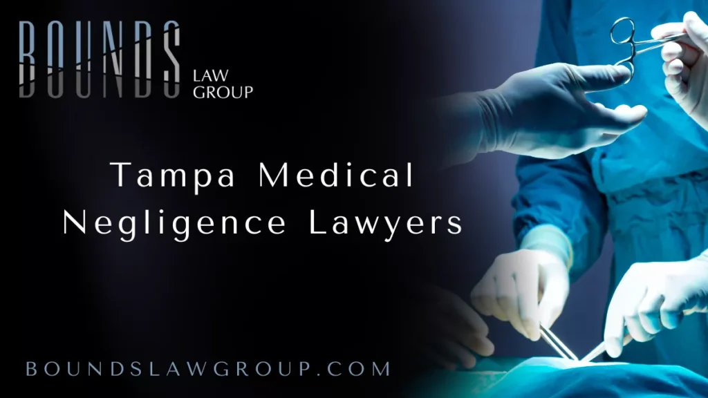 When you place your health and well-being in the hands of medical professionals, you expect competent, compassionate, and skilled care. When healthcare providers fail to meet accepted standards, patients can suffer devastating and life-altering harm. At Bounds Law Group, our experienced Tampa medical negligence lawyers are dedicated to helping victims of medical malpractice pursue justice and full financial recovery.