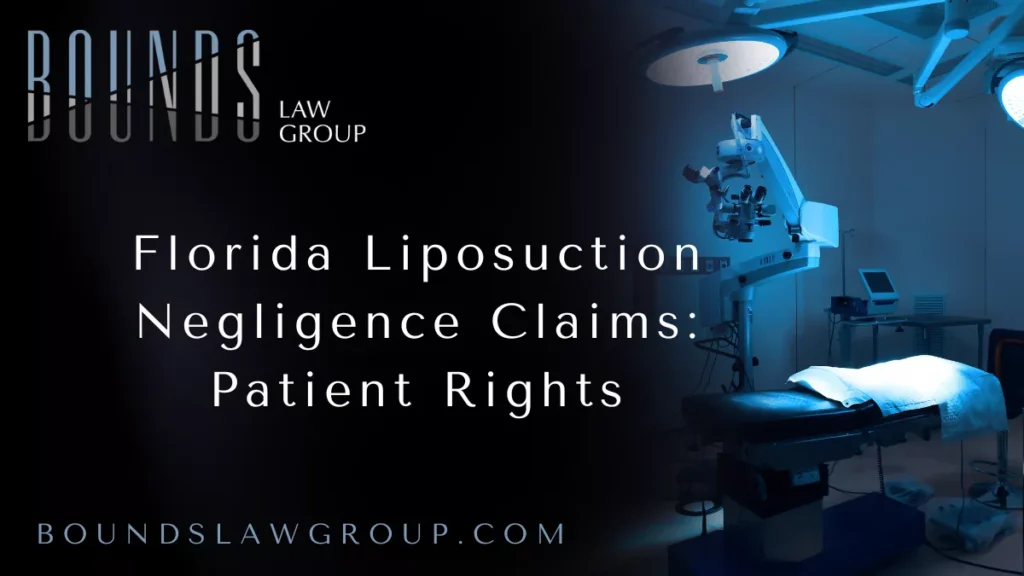 If you or a loved one underwent liposuction in Florida and suffered a serious injury, you may have grounds to seek compensation. This comprehensive guide explains how a Florida liposuction malpractice lawyer at Bounds Law Group can help you hold negligent providers accountable and secure the justice you deserve.