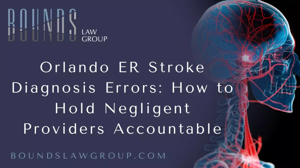 If a doctor or ER team fails to identify stroke symptoms, delays imaging, or wrongly dismisses a patient’s concerns, the consequences can be devastating. Many of these tragic outcomes are preventable, and when they occur due to medical negligence, victims and families have the right to pursue justice through an Orlando ER stroke diagnosis error lawsuit.