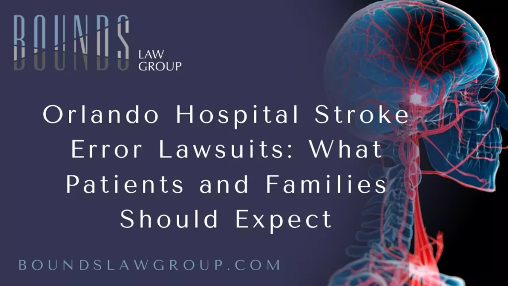 Unfortunately, many stroke patients in Orlando experience preventable harm because hospitals do not follow proper procedures. Miscommunication between staff, delayed testing, overcrowded emergency rooms, and failure to recognize stroke symptoms all contribute to devastating outcomes. These errors often form the basis of Orlando hospital stroke error lawsuits, giving victims and families the right to pursue justice and compensation.