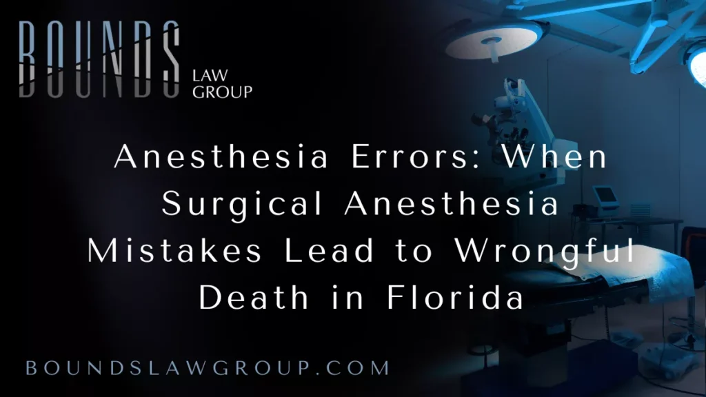 Anesthesia allows patients to undergo surgery and medical procedures safely and without pain. When administered and monitored correctly, anesthesia is highly effective. However, anesthesia errors remain one of the most dangerous forms of medical malpractice, often resulting in catastrophic injury or death within minutes.