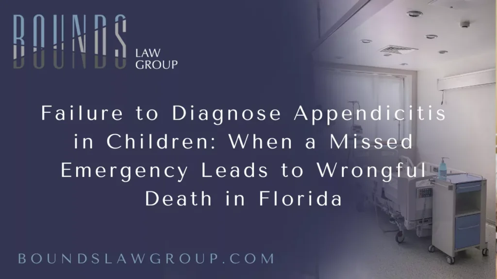 Appendicitis is one of the most common—and most dangerous—pediatric medical emergencies. When diagnosed early, appendicitis is highly treatable with prompt surgery. However, when healthcare providers fail to recognize the signs of appendicitis in children, the appendix can rupture, spreading infection throughout the body and leading to sepsis, organ failure, and death.