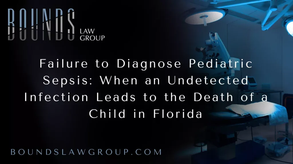 Pediatric sepsis is a life-threatening medical emergency that can progress rapidly and become fatal if not diagnosed and treated immediately. Children—especially infants and young children—have developing immune systems and can deteriorate within hours. When medical providers fail to recognize early signs of sepsis, delay antibiotic treatment, or dismiss symptoms as minor illness, the consequences can be catastrophic.