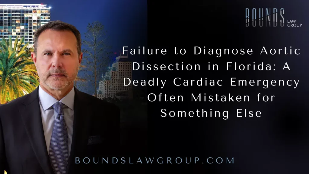 Failure to Diagnose Aortic Dissection in Florida: A Deadly Cardiac Emergency Often Mistaken for Something Else