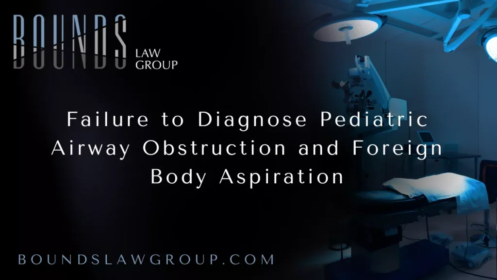 Foreign body aspiration—when a child inhales food, a toy, or another object into the airway—is a silent and deadly pediatric emergency. Young children are especially vulnerable due to small airways, immature chewing ability, and natural curiosity. When healthcare providers fail to recognize airway obstruction, misdiagnose symptoms as asthma or infection, or delay imaging and bronchoscopy, a child can suffer oxygen deprivation, brain injury, and death.