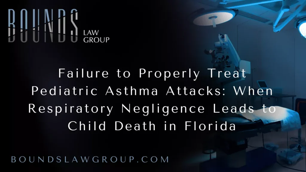 Asthma is one of the most common chronic conditions affecting children, yet it can become rapidly fatal when severe attacks are not treated as true medical emergencies. During an asthma exacerbation, a child’s airways narrow and fill with mucus, severely limiting oxygen intake. When healthcare providers fail to recognize the severity of an asthma attack, delay aggressive treatment, or prematurely discharge a child, respiratory failure and death can occur.