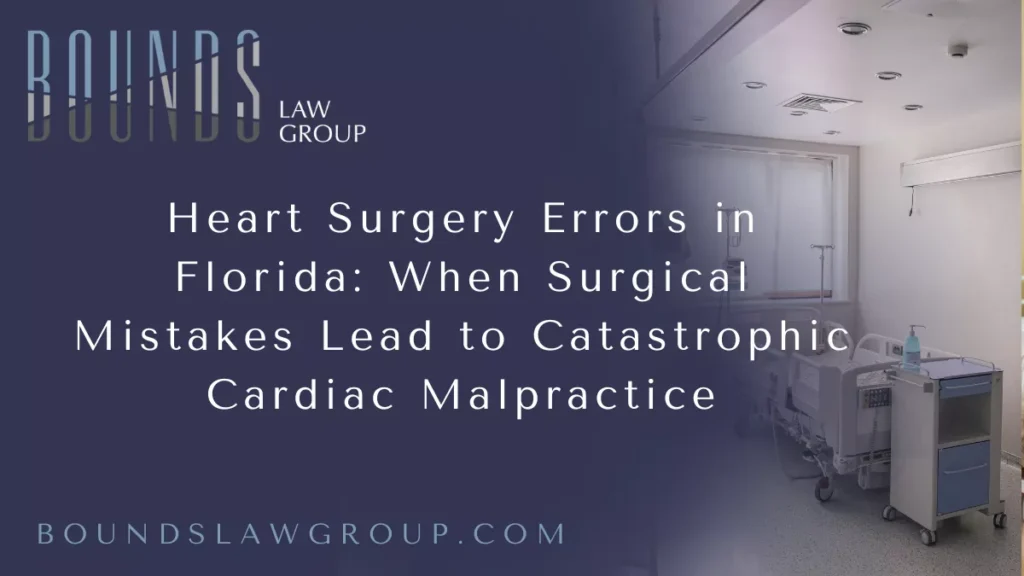 Heart surgery is among the most complex and high-risk forms of medical care. Patients undergoing procedures such as coronary artery bypass grafting (CABG), valve repair or replacement, or open-heart surgery place extraordinary trust in their surgical teams. When surgeons, anesthesiologists, or hospitals make preventable mistakes before, during, or after heart surgery, the consequences can be devastating—often resulting in permanent injury or wrongful death.