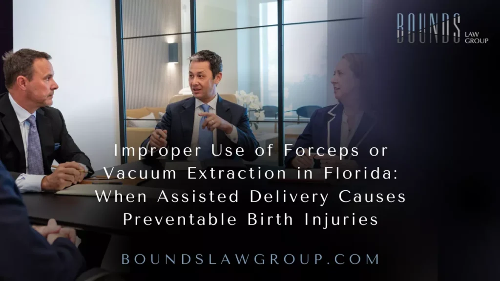 Improper Use of Forceps or Vacuum Extraction in Florida: When Assisted Delivery Causes Preventable Birth Injuries