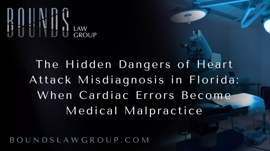 Heart attacks are one of the most time-critical medical emergencies a person can experience. When timely, accurate diagnosis and treatment are missed, the consequences can be devastating — including irreversible heart damage and wrongful death. In Florida, victims and surviving families harmed by these preventable errors may have legal recourse under medical malpractice laws.