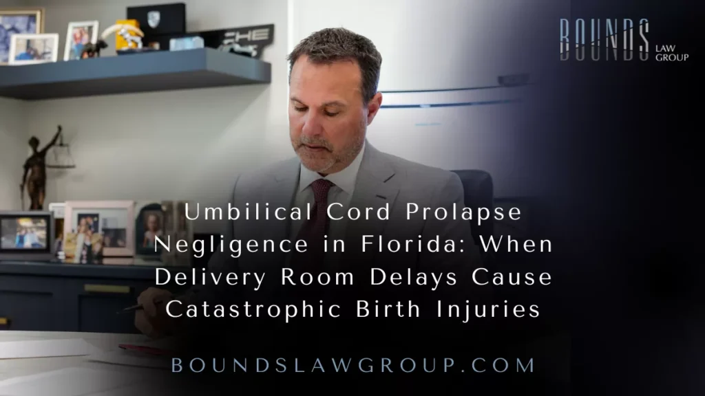Umbilical Cord Prolapse Negligence in Florida: When Delivery Room Delays Cause Catastrophic Birth Injuries