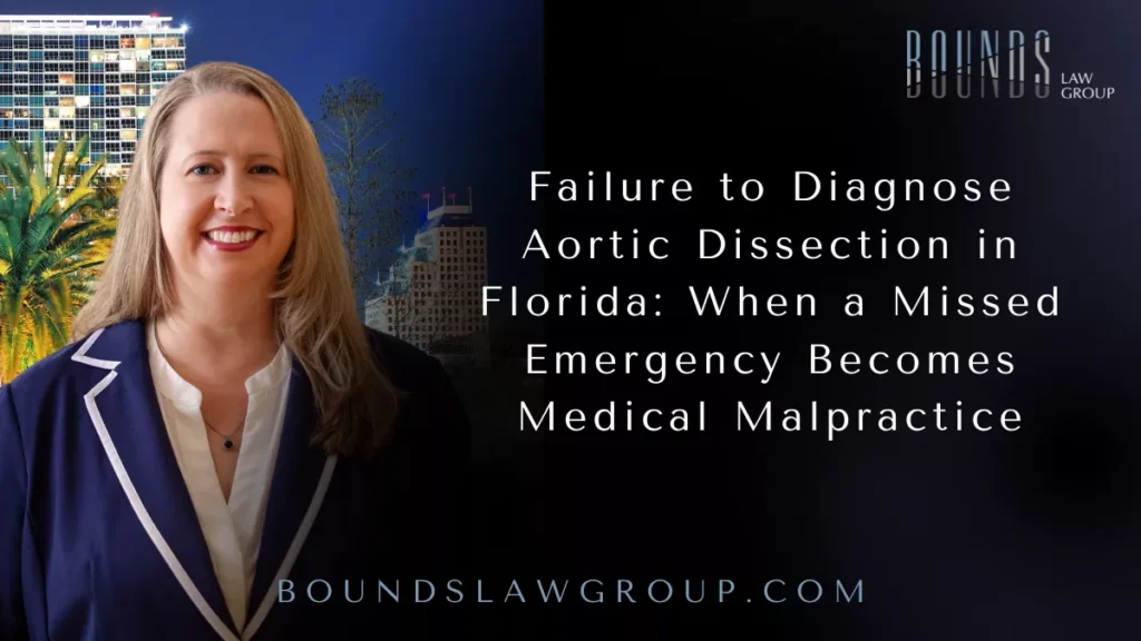 Failure to Diagnose Aortic Dissection in Florida: When a Missed Emergency Becomes Medical Malpractice