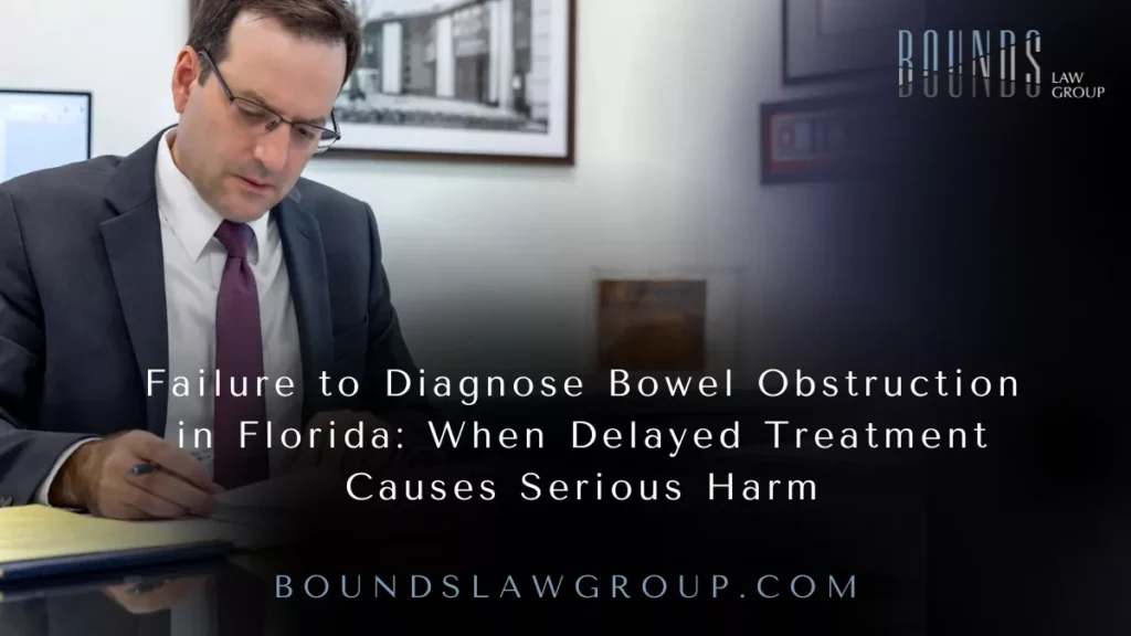 Failure to Diagnose Bowel Obstruction in Florida: When Delayed Treatment Causes Serious Harm
