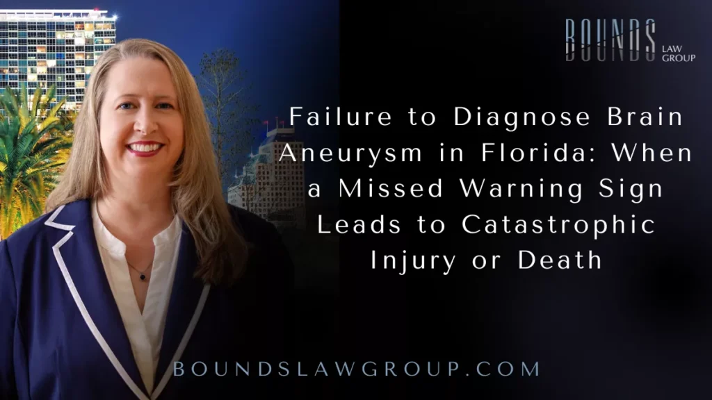 Failure to Diagnose Brain Aneurysm in Florida: When a Missed Warning Sign Leads to Catastrophic Injury or Death