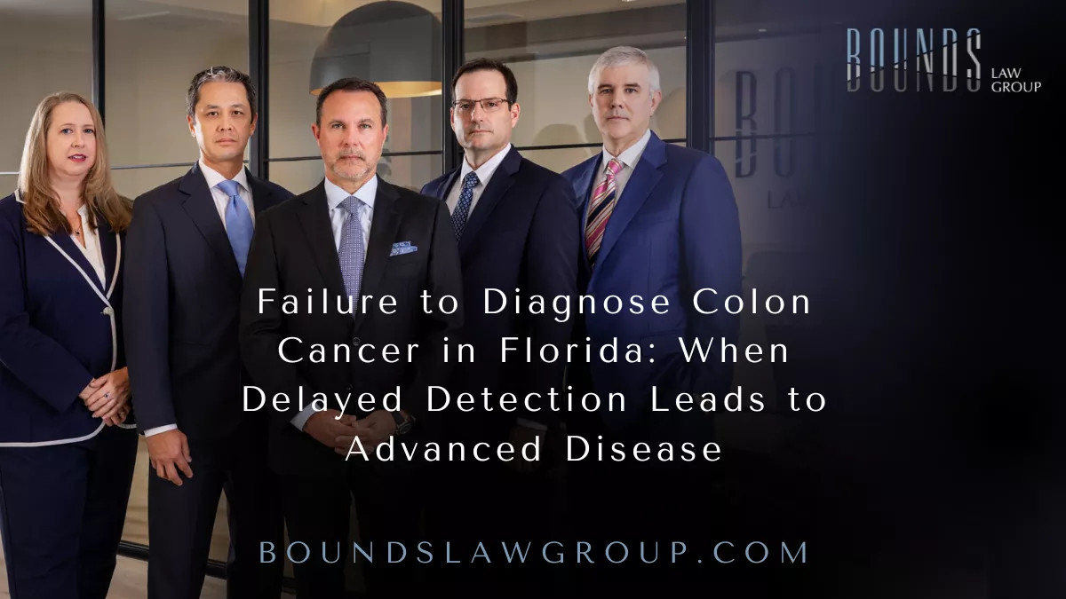 Colon cancer is one of the most common cancers in the United States, yet it is also one of the most preventable when detected early through routine screening and proper medical evaluation. When doctors fail to diagnose colon cancer in a timely manner, the disease can progress to advanced stages that require aggressive treatment and significantly reduce survival rates. In Florida, failure to diagnose colon cancer may constitute medical malpractice when healthcare providers overlook symptoms, misinterpret diagnostic tests, or fail to recommend appropriate screening procedures.