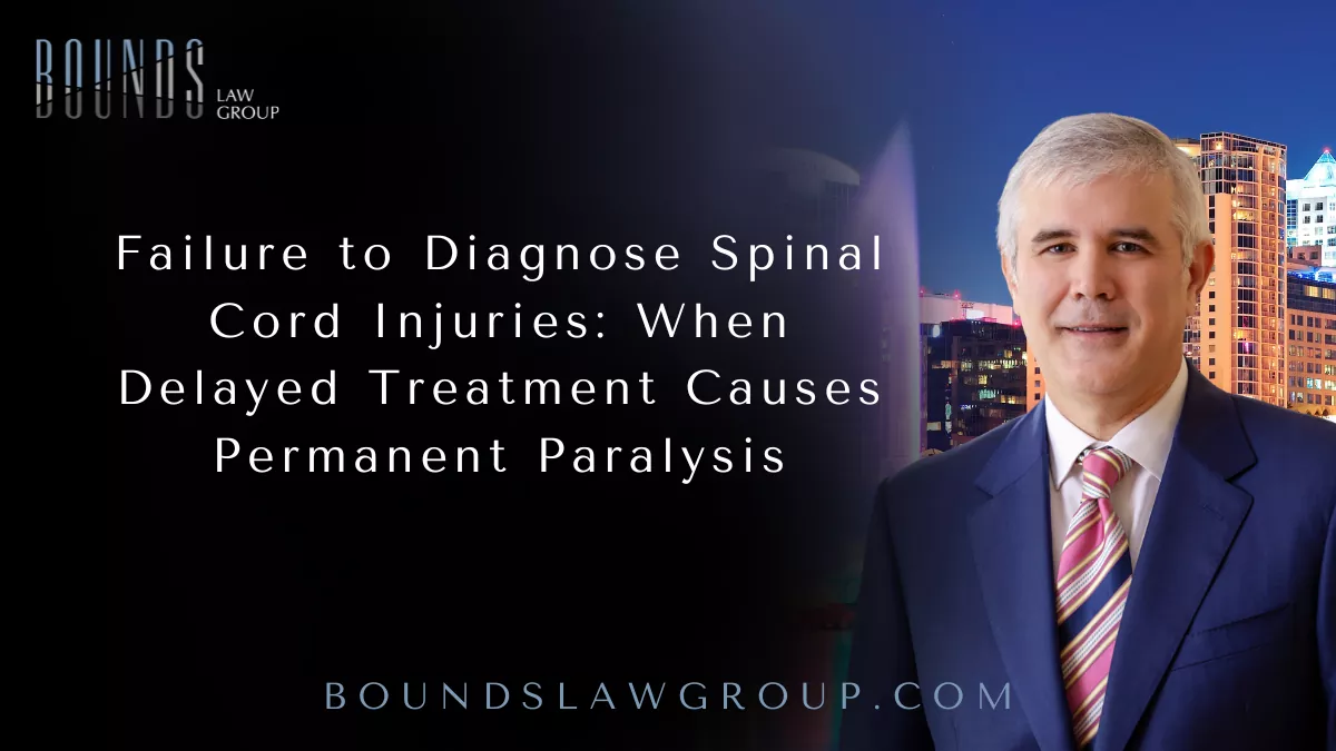 Spinal cord injuries are among the most devastating medical conditions a person can suffer. Whether caused by trauma, falls, or accidents, these injuries require immediate recognition and treatment to prevent permanent damage. When healthcare providers fail to diagnose a spinal cord injury in time, the consequences can include irreversible paralysis, loss of function, and lifelong disability.