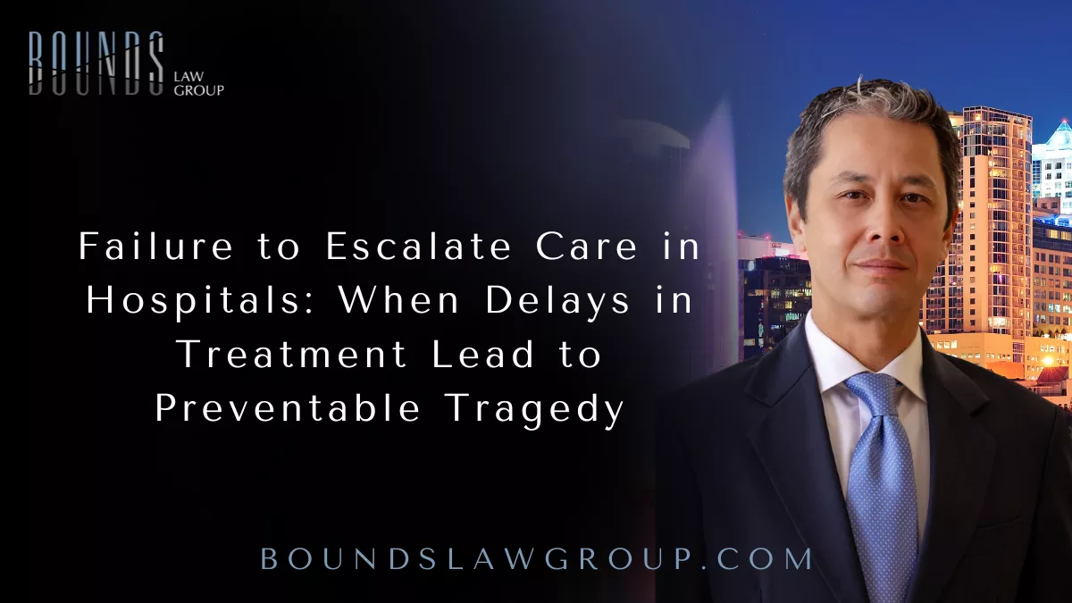 In a hospital setting, a patient’s condition can change rapidly. When warning signs appear, healthcare providers must act quickly—often by escalating care to specialists, higher levels of monitoring, or intensive care units. When this escalation does not happen in time, the results can be catastrophic.