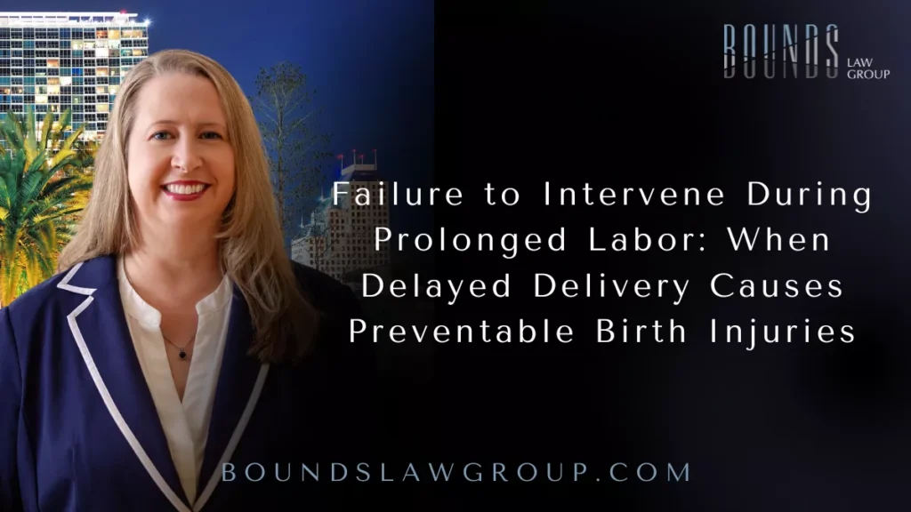 Failure to Intervene During Prolonged Labor: When Delayed Delivery Causes Preventable Birth Injuries