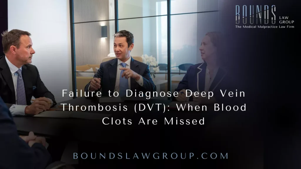 Failure to Diagnose Deep Vein Thrombosis (DVT): When Blood Clots Are Missed