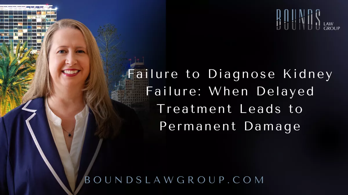 Kidney failure is a serious medical condition that can develop rapidly or progress over time. When properly diagnosed and treated early, many patients can recover or manage the condition effectively. However, when healthcare providers fail to recognize the warning signs, kidney failure can lead to life-threatening complications, permanent organ damage, or death.
