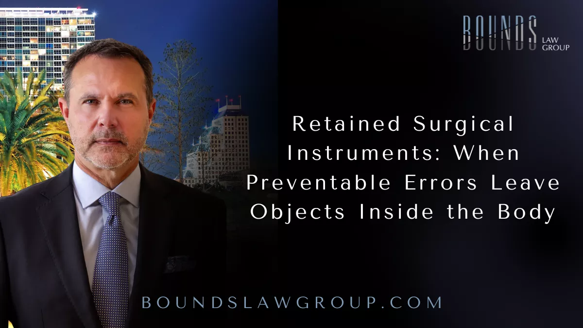 Undergoing surgery requires trust—trust that the surgical team will perform the procedure safely and follow strict protocols designed to protect the patient. One of the most serious and shocking surgical errors occurs when a foreign object is left inside a patient’s body after surgery. These cases are often referred to as “never events” because they are entirely preventable.