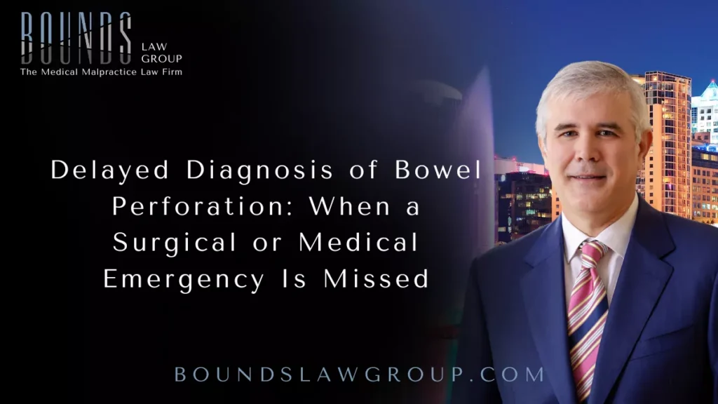 Delayed Diagnosis of Bowel Perforation: When a Surgical or Medical Emergency Is Missed