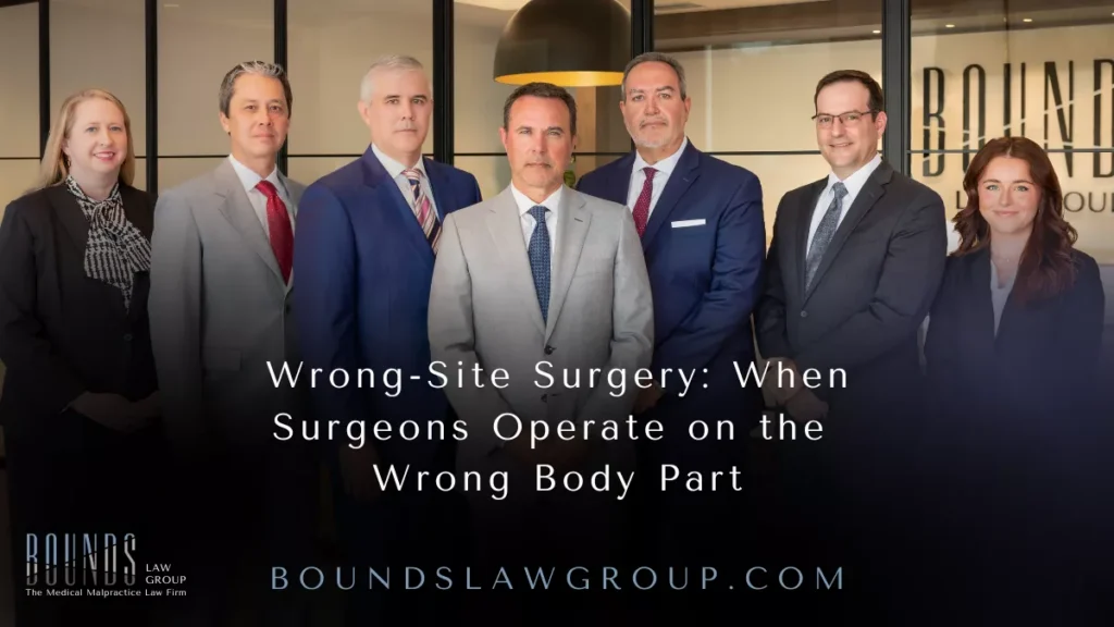 Wrong-Site Surgery: When Surgeons Operate on the Wrong Body Part