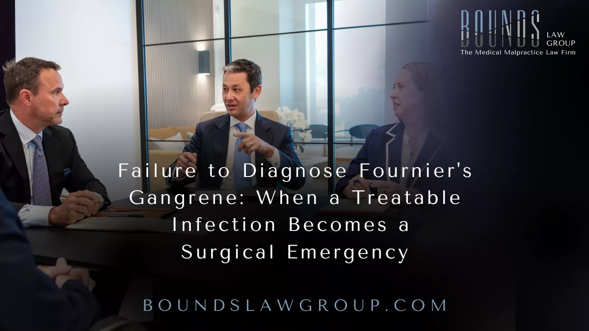 Fournier's gangrene is one of the most aggressive infections physicians encounter. It is a form of necrotizing fasciitis that affects the perineum, genitals, buttocks, and surrounding tissues. Without immediate recognition, broad-spectrum intravenous antibiotics, and emergency surgery to remove infected tissue, the infection can lead to septic shock, organ failure, permanent disability, and death.