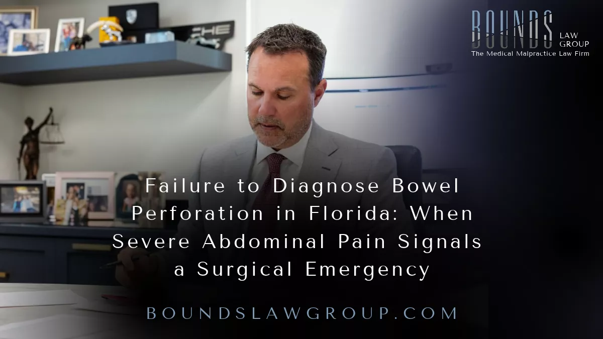 At the hospital, a CT scan reveals a perforated bowel. Intestinal contents have leaked into her abdominal cavity, causing a widespread infection known as peritonitis. She undergoes emergency surgery and spends weeks in the intensive care unit recovering from septic shock.