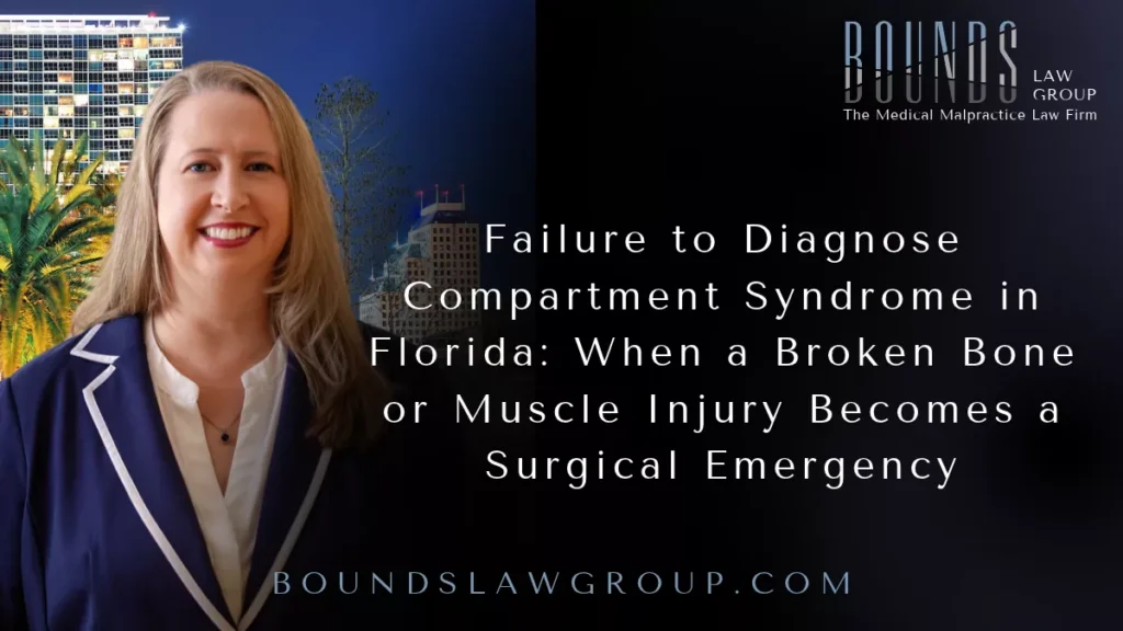 Failure to Diagnose Compartment Syndrome in Florida: When a Broken Bone or Muscle Injury Becomes a Surgical Emergency